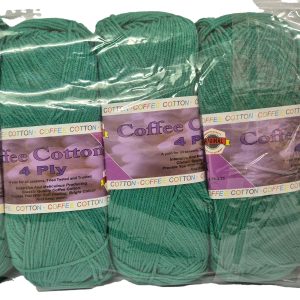 COFFEE COTTON 4 PLY 500g-COL.TROPICAL GREEN