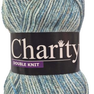 CHARITY PULLSKEIN PRINT D.K 100g-COL.777 NAVAL BAY