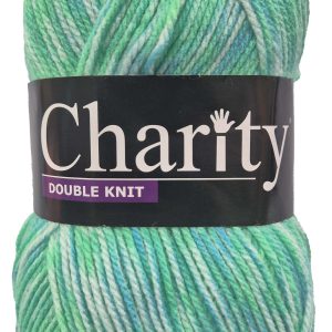 CHARITY PULLSKEIN D.K PRINT 100g-COL.791 NEON LIME