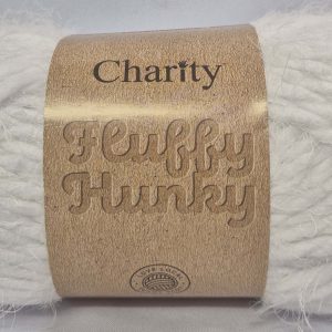 CHARITY FLUFFY HUNKY 150g-COL.001 WHITE
