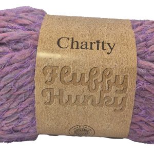 CHARITY FLUFFY HUNKY 150g-COL.710 THISTLE