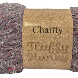 CHARITY FLUFFY HUNKY 150g-COL.718 MERLOT
