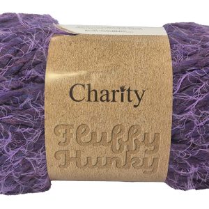 CHARITY FLUFFY HUNKY 150g-COL.766 MULBERRY