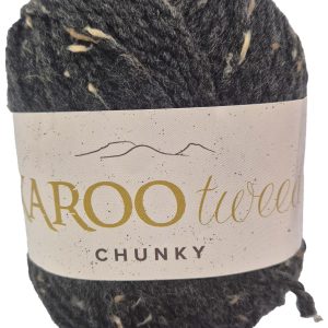 ELLE KAROO TWEED CHUNKY 100g-COL.017 BLACK