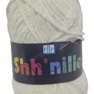 ELLE SHH'NILLE 80g-COL.001 WHITE