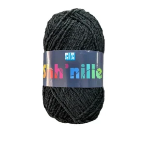 ELLE SHH'NILLE 80g-COL.017 BLACK